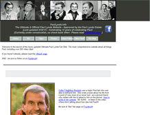 Tablet Screenshot of paullynde.info